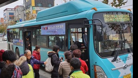 춘천시내버스. 사진은 기사와 무관. 사진/신관호 기자.