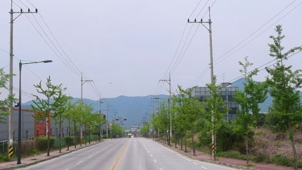 강원도 유일의 전문농공단지인 원주 동화농공단지(의료기기 분야)의 전경. 사진/네이버 지도