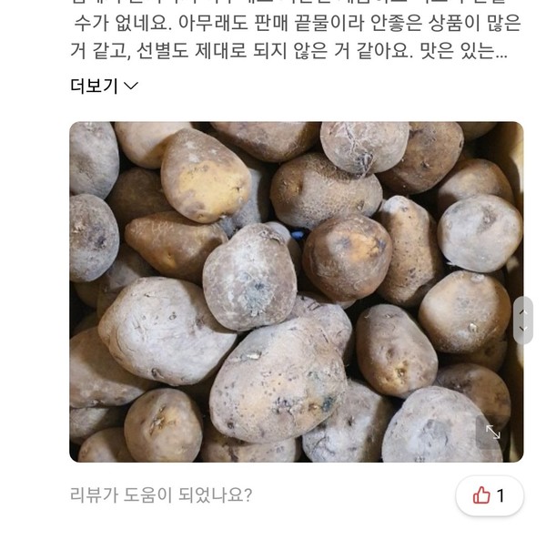 강원도 감자 구매후기