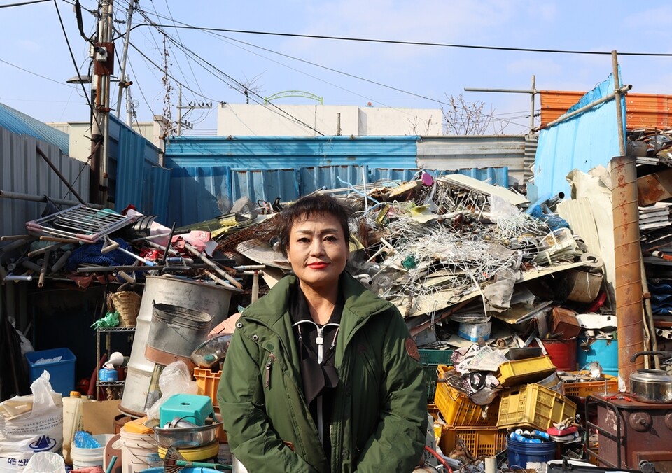 ‘광명고물상’ 이동진 대표의 아내 원현숙씨 (사진=신초롱 기자)