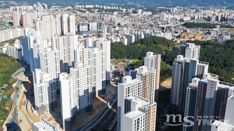 춘천지역 한 아파트 밀집단지. 기사 내용과 무관. (사진=MS투데이 DB)