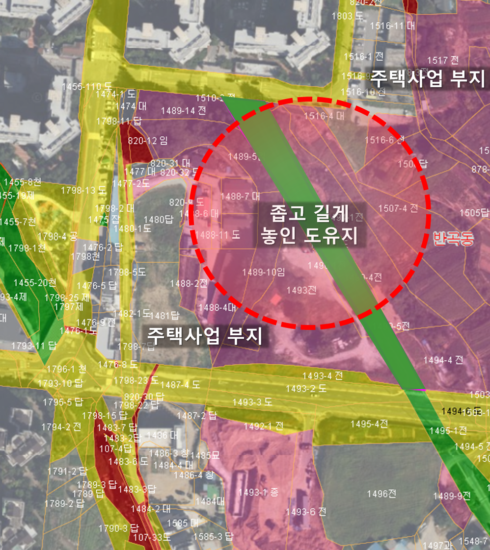 강원특별자치도가 매각 예정인 활용할 수 없는 도유지 모습. (사진=강원특별자치도)