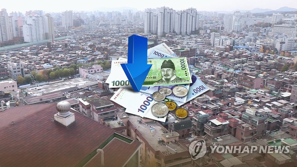 가계 흑자액 감소(CG)[연합뉴스TV 제공]